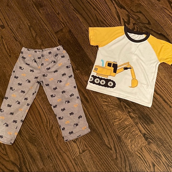 5T Little Boy Construction Pajamas - Picture 1 of 2